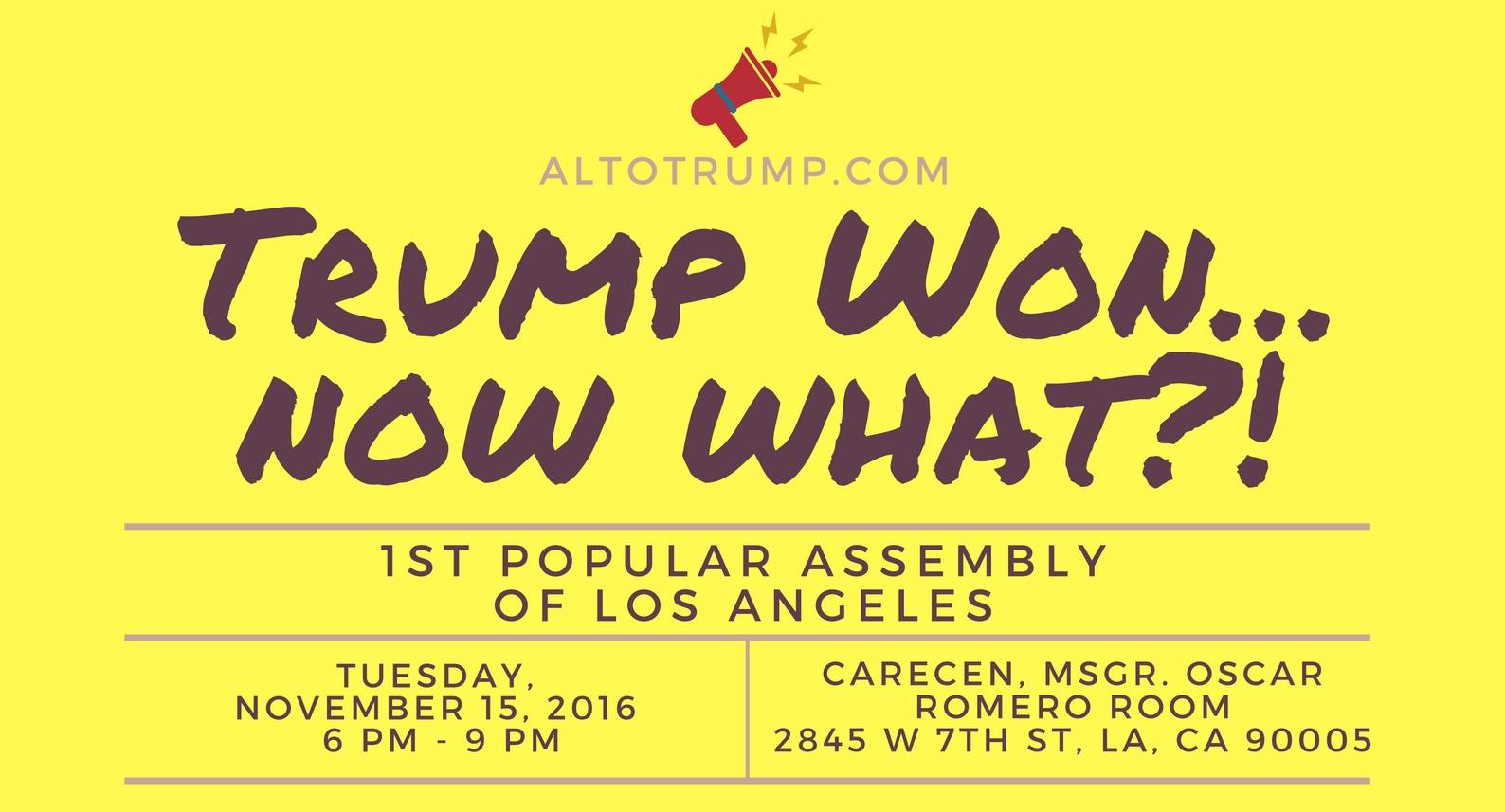 Asamblea Popular Flyer