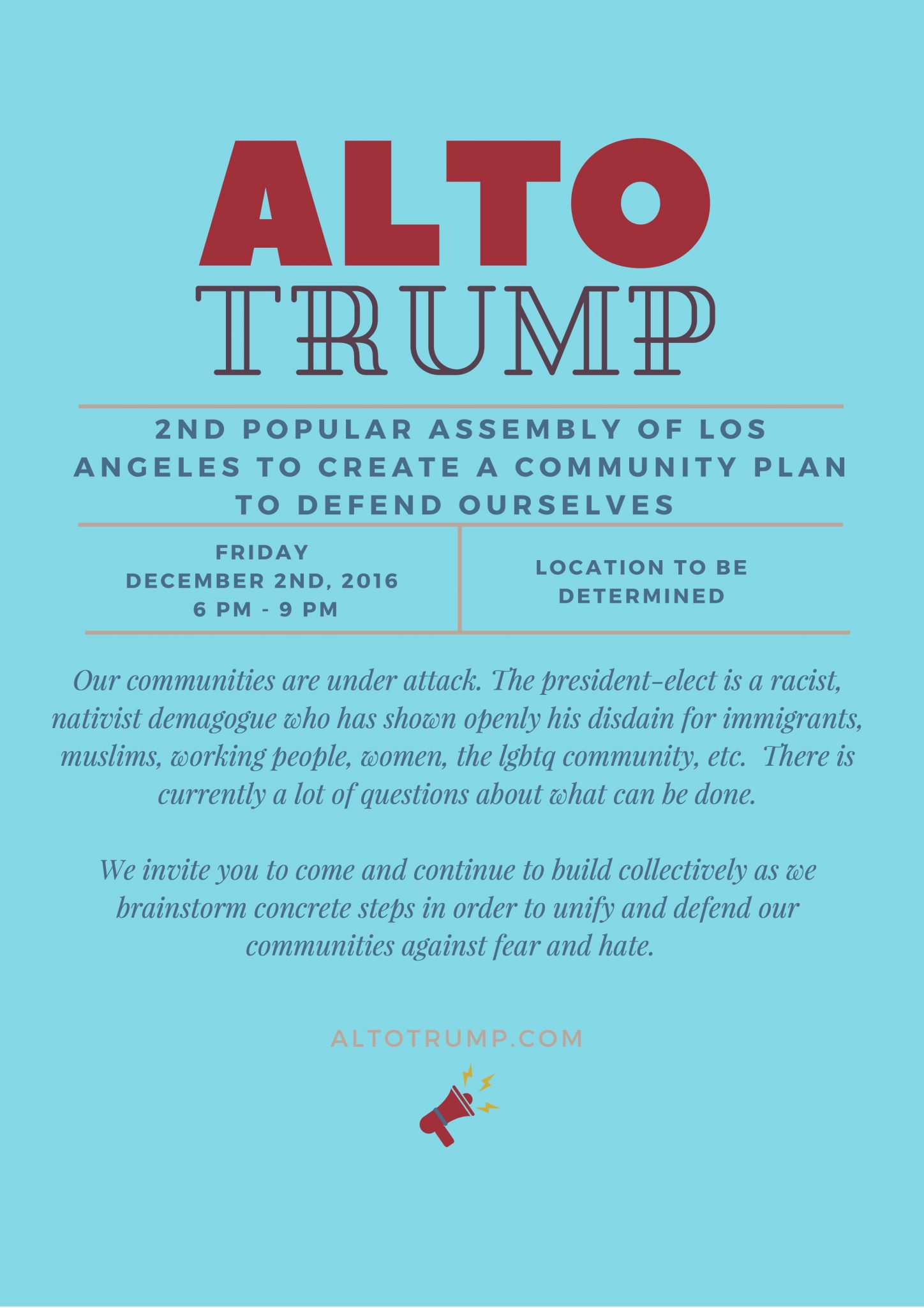 2nd Popular Assembly Flyer